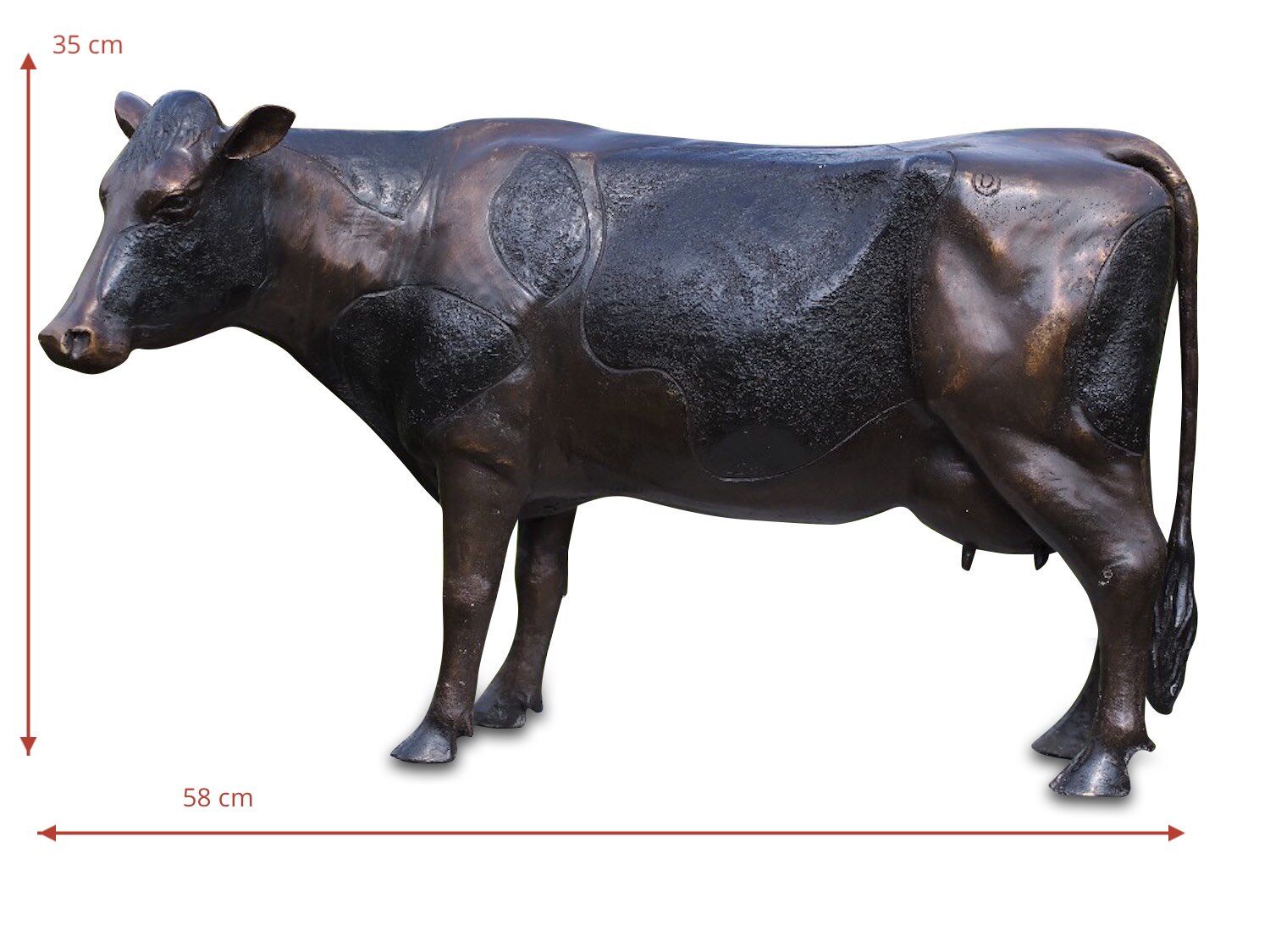 Bronzefigur Rind Kuh ANGELINA