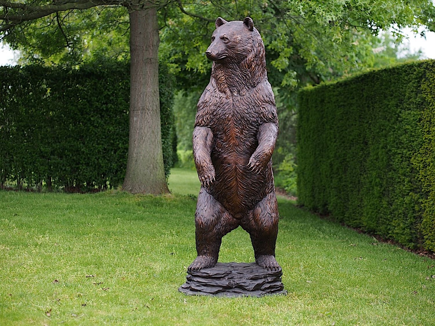 Bronzefigur Braunbär BJÖRN