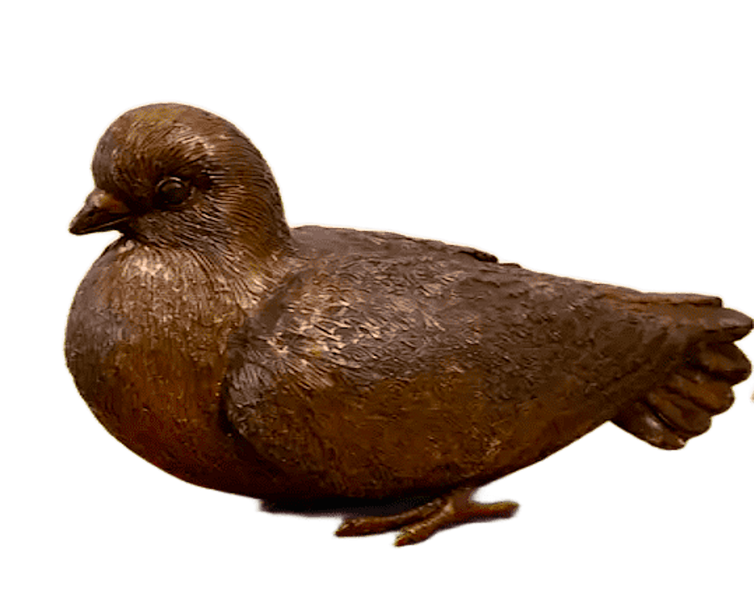 Bronzefigur Vogel Taube THEA