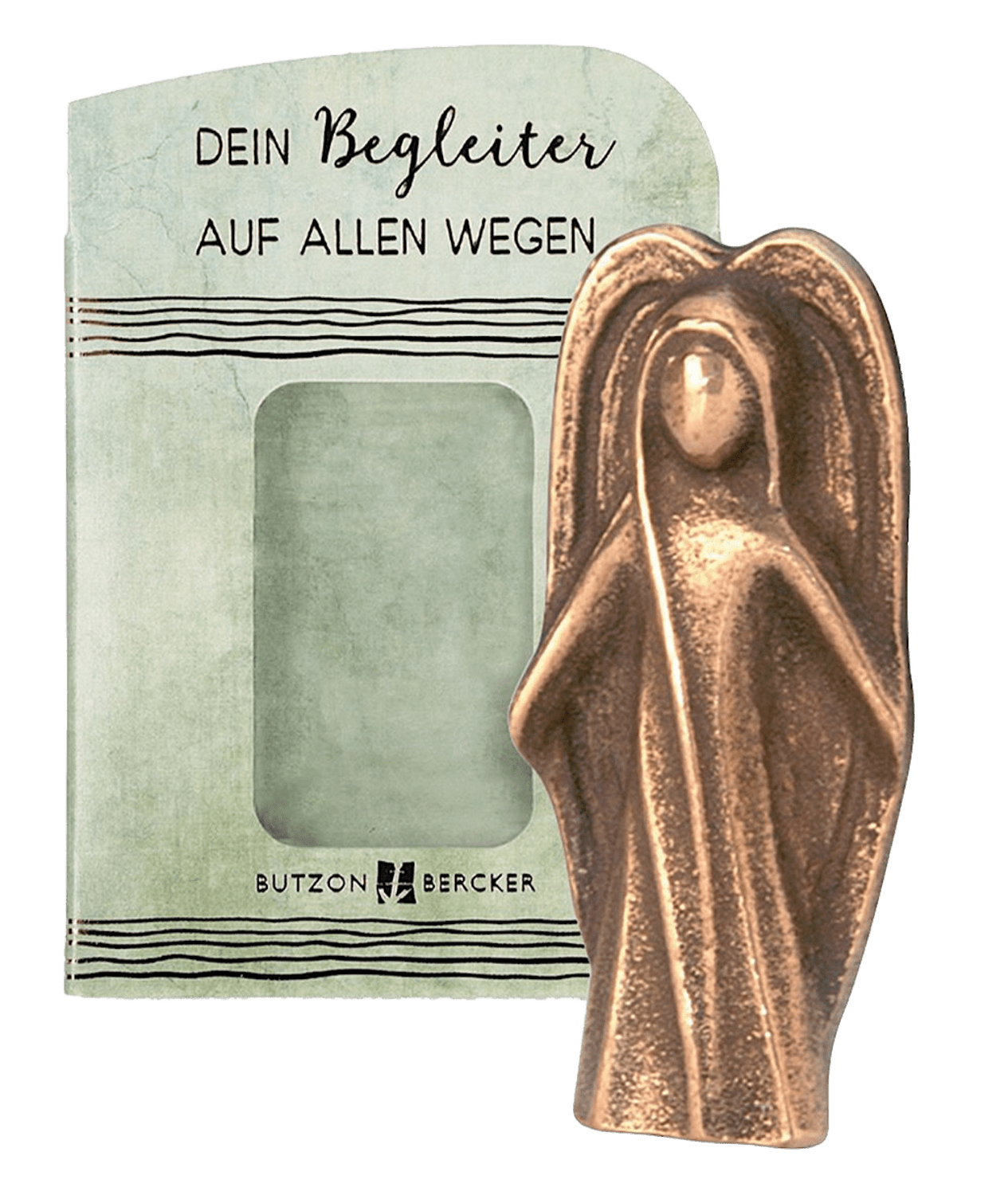 Bronzefigur Engel SCHUTZENGEL, 5 cm, Kerstin Stark