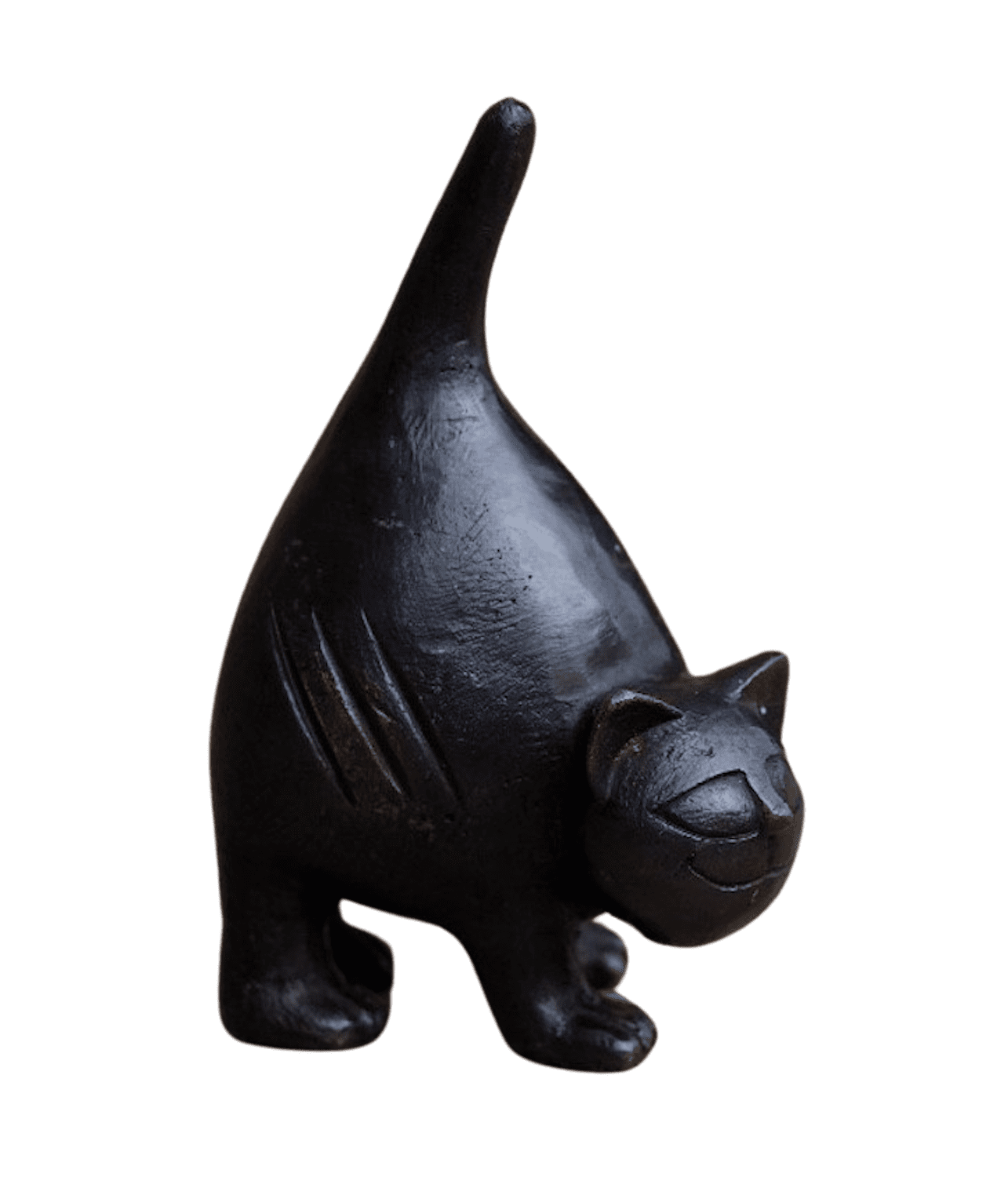 Bronzefigur Katze Kater MINIKATER