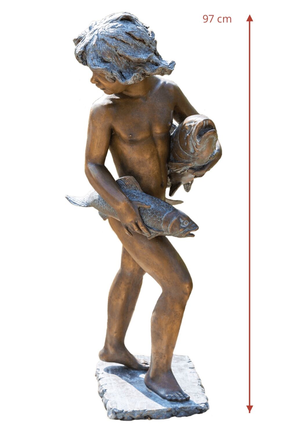 Bronzefigur FISCHDIEB (von Erwin A. Schinzel)