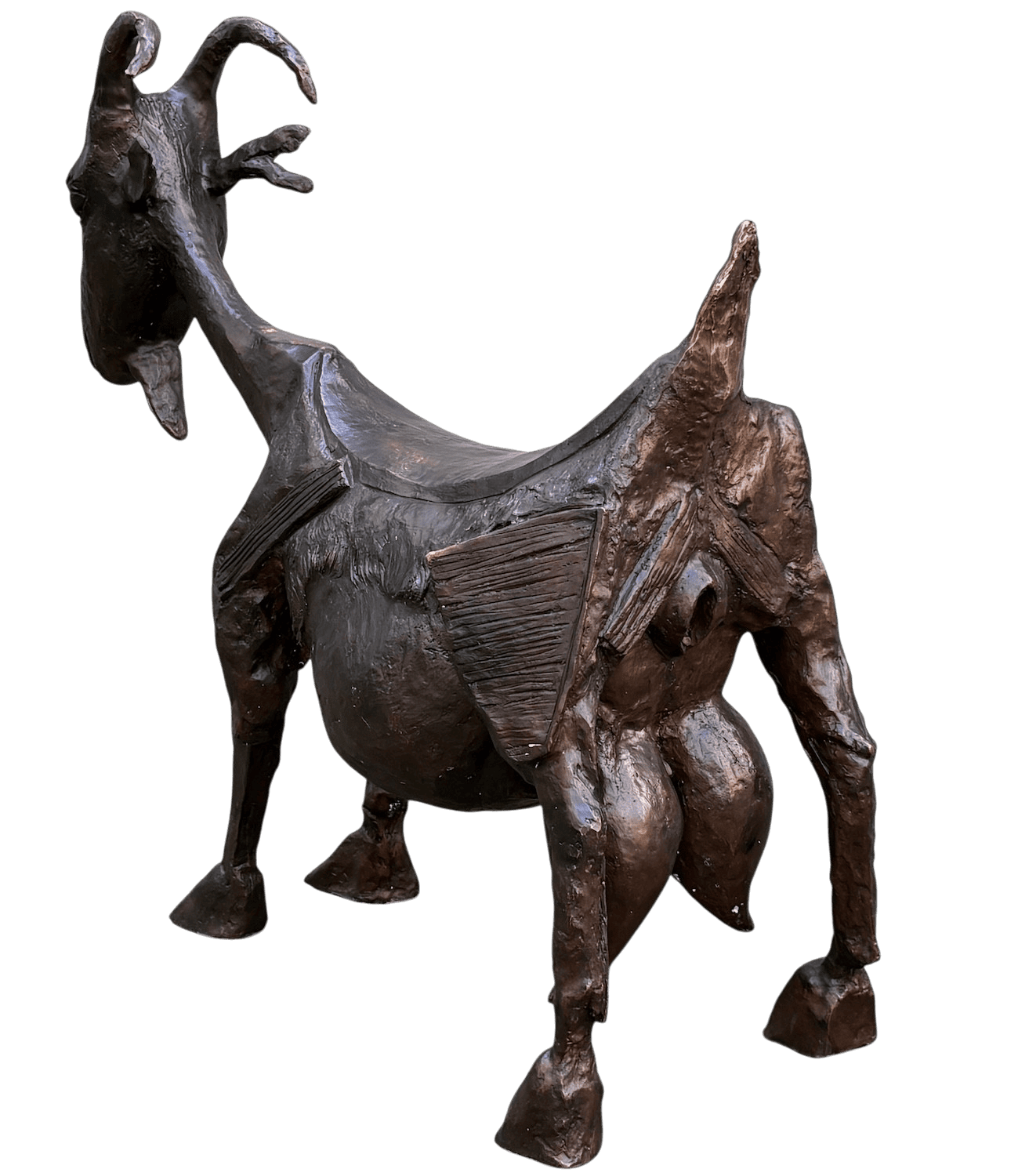 Bronzefigur ZIEGE ESMERALDA (nach Pablo Picasso), 100 cm
