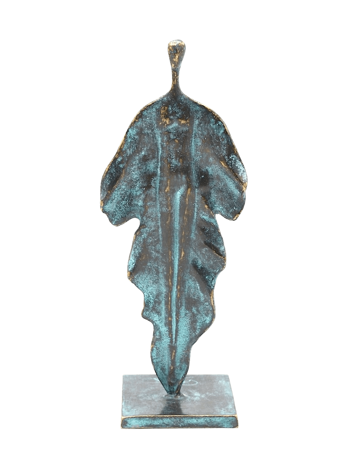 Bronzeobjekt EICHENBLATT-WESEN