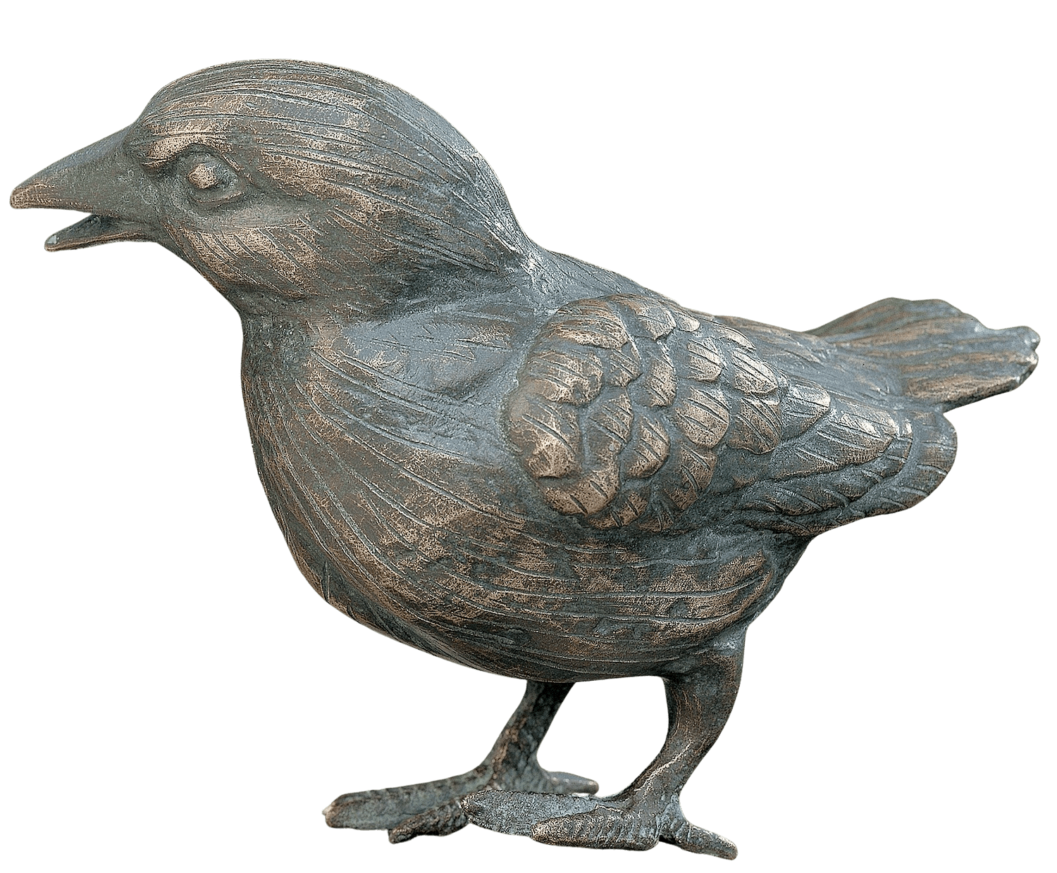 Bronzefigur Vogel HAUSSPERLING SPATZ COCO