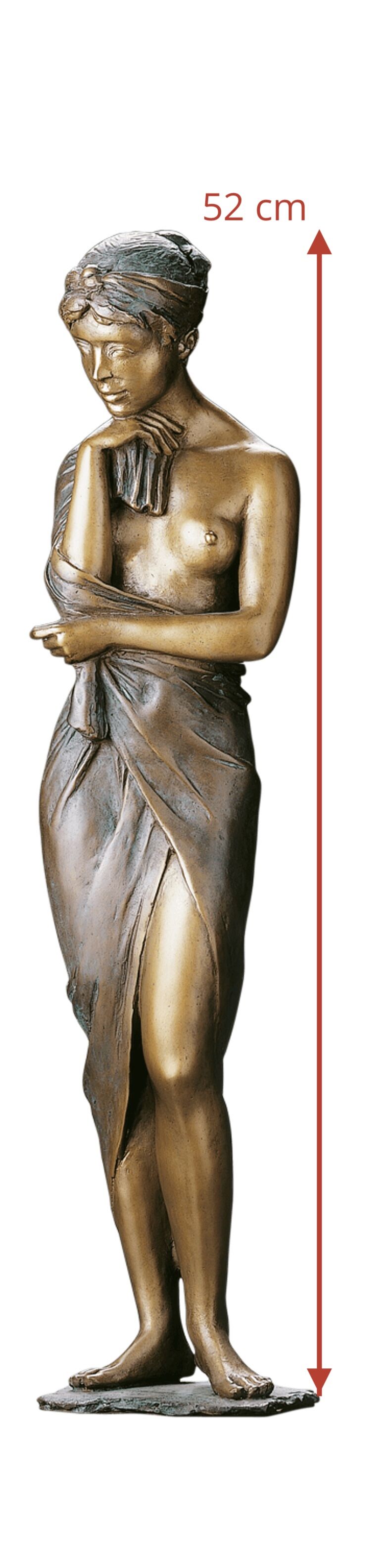 Bronzefigur IM ROSENGARTEN (von Erwin A. Schinzel)