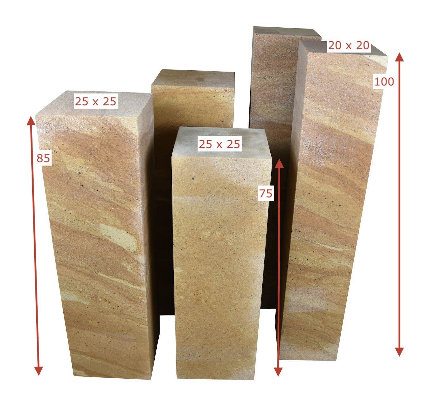 Podeste ELBSAND 85 x 25 x 25 cm